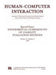 Experimental Comparisons of Usability Evaluation Methods: A Special Issue of Human-Computer Interaction by Gary A. Olson