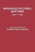 Barbados Records: Baptisms, 1637-1800 by Joanne McRee Sanders