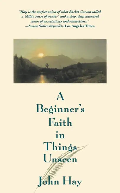 A Beginner's Faith in Things Unseen by John Hay