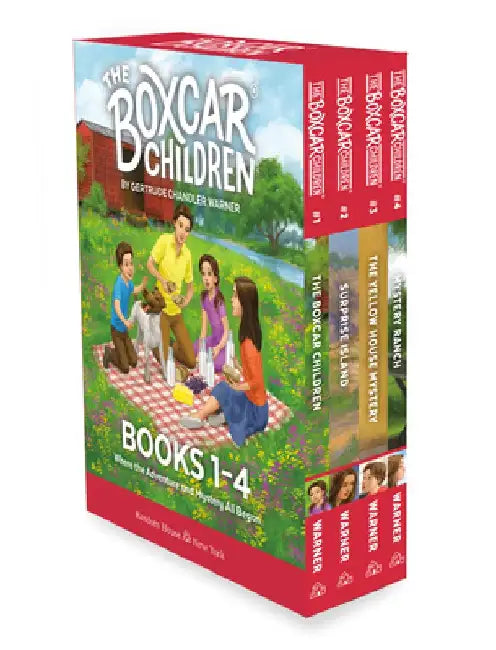 The Boxcar Children Mysteries Boxed Set #1-4 by Gertrude Chandler Warner