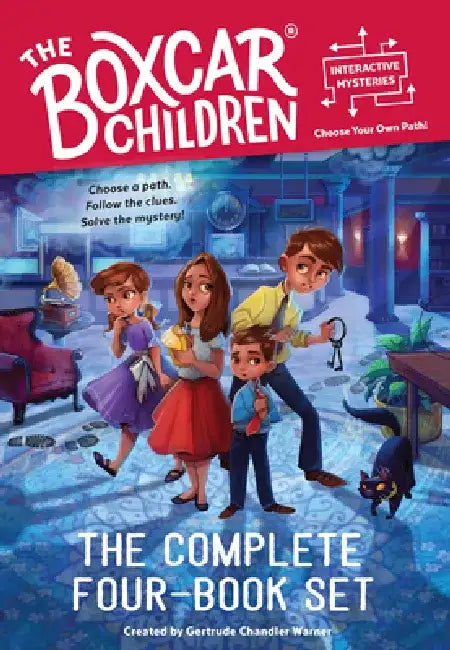 The Boxcar Children Interactive Mysteries 4-Book Set by Gertrude Chandler Warner