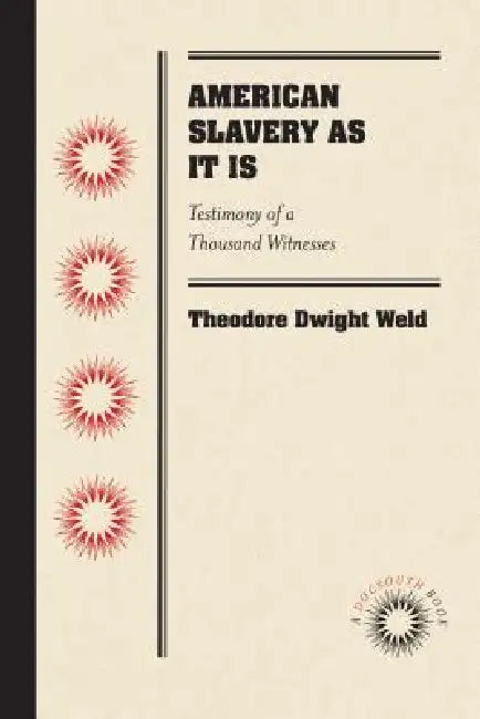 American Slavery As It Is: Testimony of a Thousand Witnesses by Theodore Dwight Weld