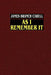 As I Remember It by James Branch Cabell
