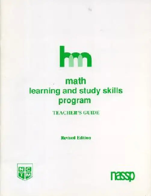 Math: Teacher's Guide: Hm Learning & Study Skills Program by Hm Group