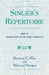 Singer's Repertoire, Part V: Program Notes for the Singer's Repertoire by Berton Coffin, Werner Singer
