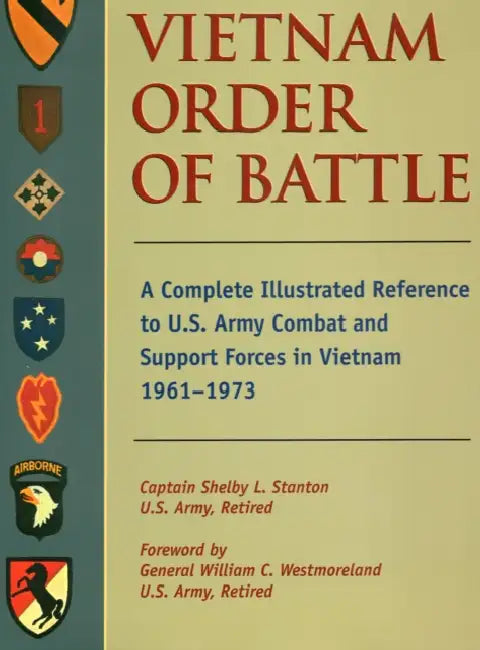 Vietnam Order of Battle: A Complete Illustrated Reference to U.S. Army Combat and Support Forces in Vietnam 1961-1973 by Shelby L. Stanton, William C. Westmoreland