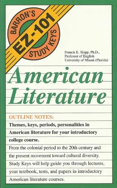 American Literature by Francis E. Skipp