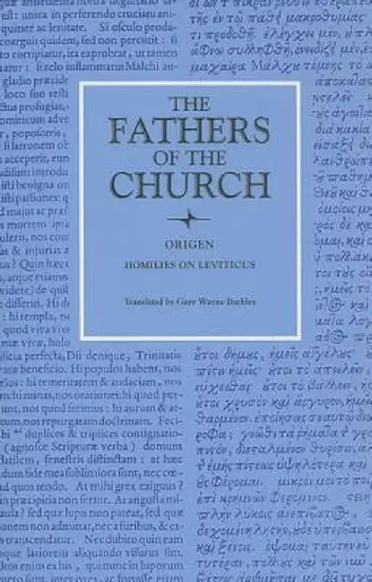 Homilies On Leviticus 1-16 by Origen