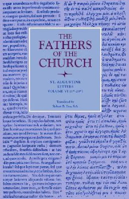 Letters 1-29, Volume 6 by St Augustine, S. S. Robert B. Eno
