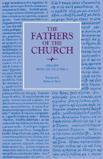 Homilies on Joshua by Origen, Barbara J. Bruce