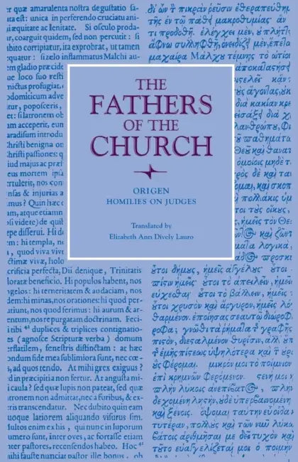 Homilies on Judges by Origen, Elizabeth Ann Dively Lauro