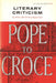 Literary Criticism, Pope to Croce by Gay Wilson Allen, Harry Hayden Clark