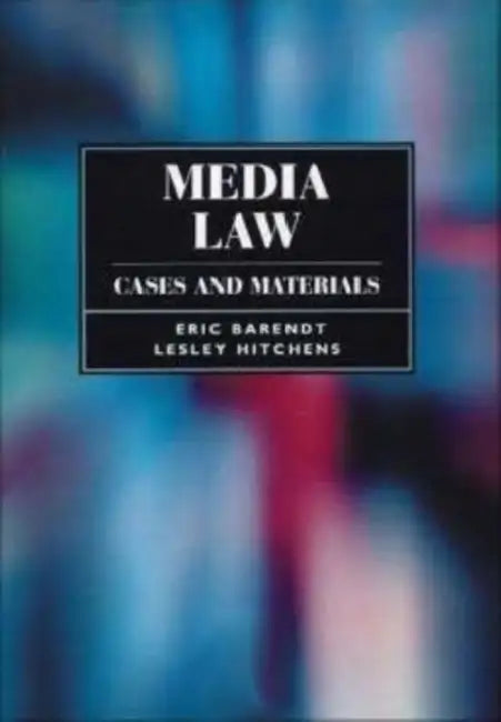 Media Law by Eric Barendt