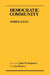 Democratic Community: Nomos XXXV by John W. Chapman, Ian Shapiro