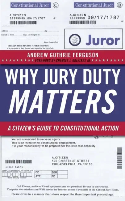 Why Jury Duty Matters: A Citizenas Guide to Constitutional Action by Andrew Guthrie Ferguson