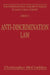 Anti-Discrimination Law by Christopher McCrudden