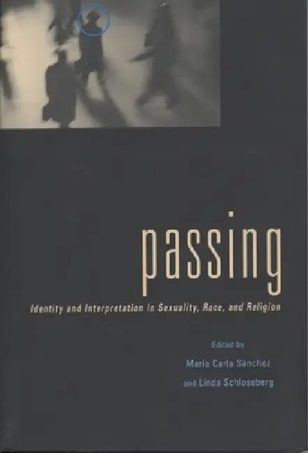Passing: Identity and Interpretation in Sexuality, Race, and Religion by Maria C. Sanchez, Linda Schlossberg