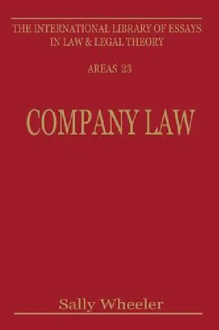 Company Law by Sally Wheeler