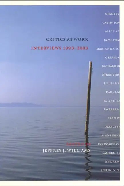 Critics at Work: Interviews 1993-2003 by Jeffrey J. Williams