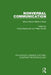 Nonverbal Communication: Where Nature Meets Culture by Ullica Segerstrale