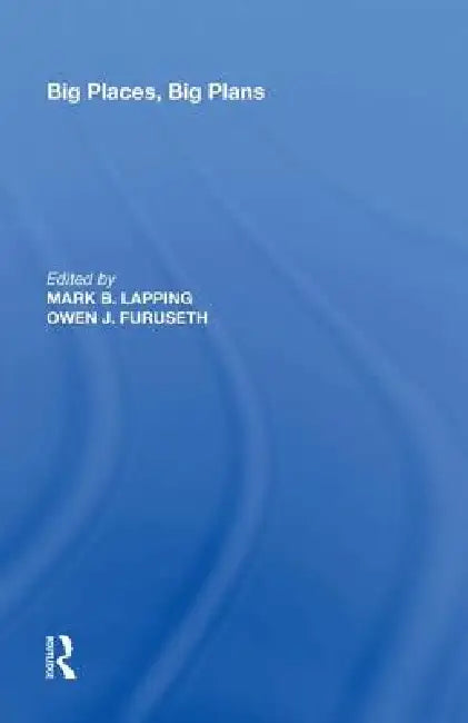 Big Places, Big Plans by Mark B. Lapping