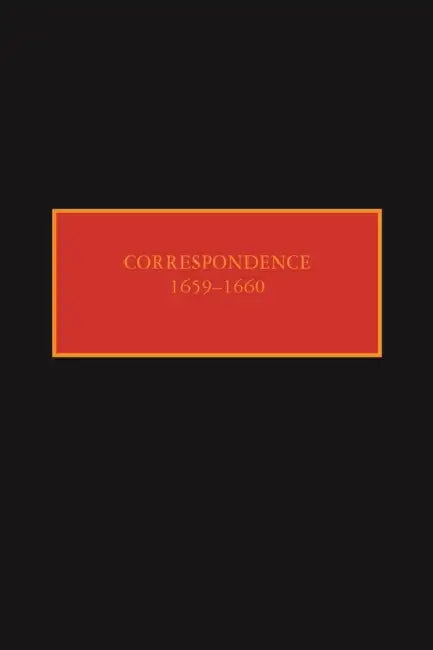 Correspondence, 1659-1660 by Janny Venema, Janny Venema