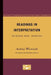 Readings in Interpretation: Holderlin, Hegel, Heidegger Volume 26 by Andrzej Warminski
