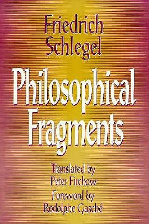 Philosophical Fragments by Friedrich Schlegel