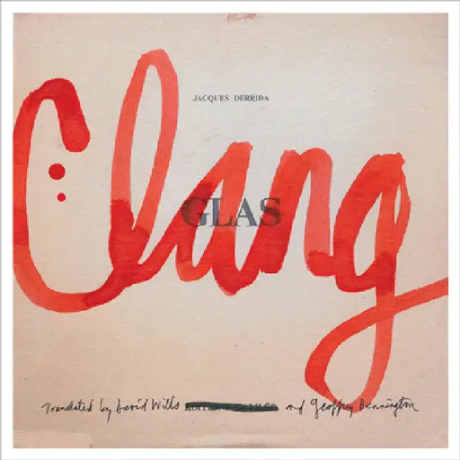 Clang, Volume 62 by Jacques Derrida