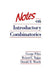 Notes on Introductory Combinatorics by George Polya