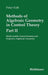 Methods of Algebraic Geometry in Control Theory: Part II: Multivariable Linear Systems and Projective Algebraic Geometry by Peter Falb