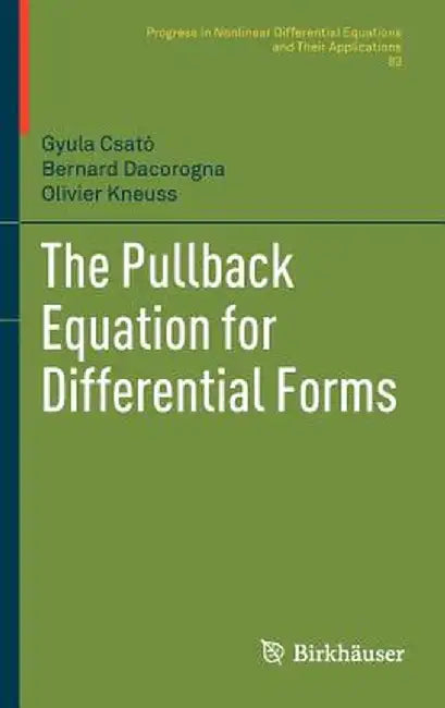 The Pullback Equation for Differential Forms by Gyula Csató
