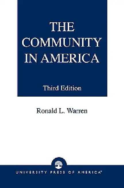 Community in America by Roland Warren