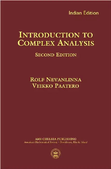 Introduction to Complex Analysis by Rolf Nevanlinna, Veikko Paatero