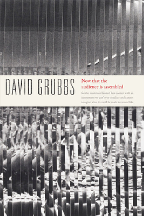 Now That the Audience Is Assembled by David Grubbs