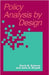 Policy Analysis by Design by Davis Bobrow, John Dryzek