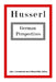 Husserl: German Perspectives by John J. Drummond