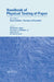 Handbook of Physical Testing of Paper by Richard E. Mark