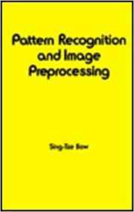 Pattern Recognition And Image Preprocessing