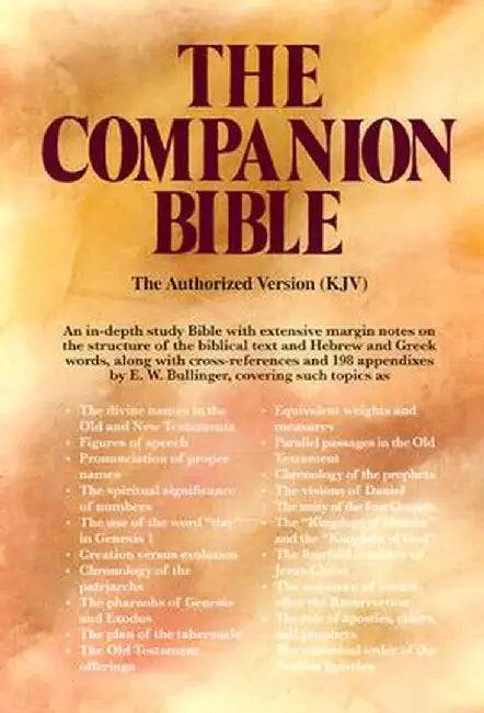 Companion Bible-KJV by E. W. Bullinger