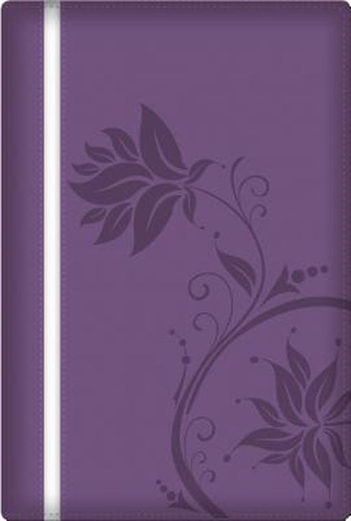 Biblia de la Mujer Conforme Al Corazon de Dios: Duotono Morado by Elizabeth George
