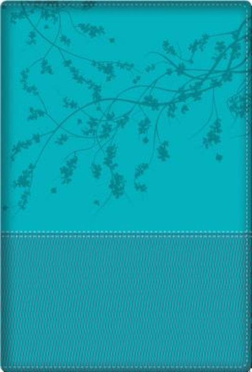 Biblia de la Mujer Conforme Al Corazon de Dios: Duotono Aqua by Elizabeth George