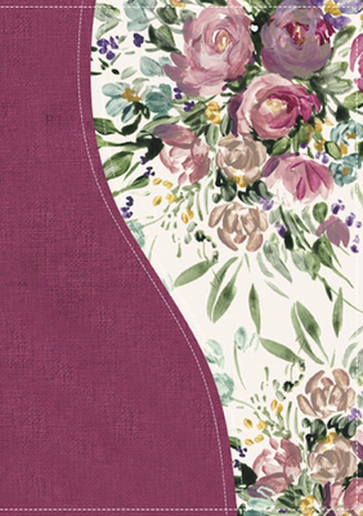 Biblia de Una Joven Conforme Al Corazón de Dios - Lujo Flores by Elizabeth George