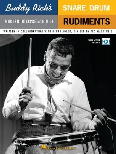 Buddy Rich's Modern Interpretation of Snare Drum Rudiments Book/Online Audio [With DVD] by Ted MacKenzie