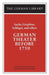 German Theater Before 1750: Sachs, Gryphius, Schlegel, and Others by Gerald Gillespie