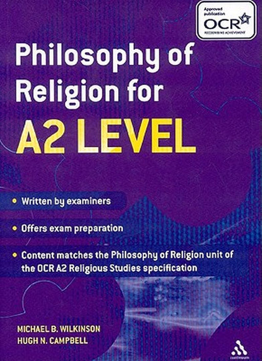 Philosophy of Religion for A2 Level by Michael B. Wilkinson