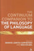 The Continuum Companion to the Philosophy of Language by Manuel Garcia-Carpintero