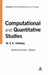 Computational and Quantitative Studies by M. A. K. Halliday