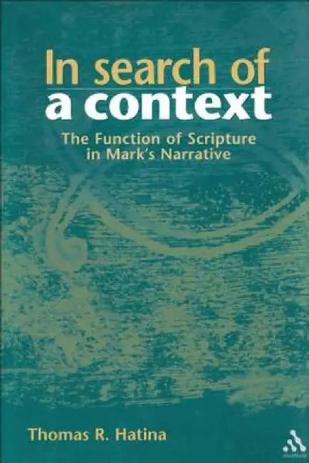 In Search of a Context by Thomas Hatina