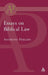 Essays on Biblical Law by Anthony Phillips